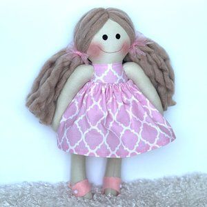 Baby First Doll Long pony tail hair my first doll